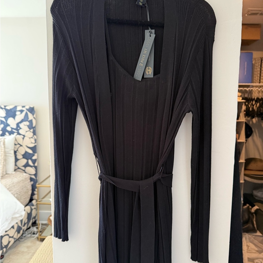 House of Harlow 1960 Black Long Sleeve Dress